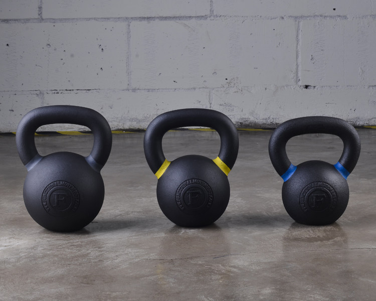 铸铁壶铃环保烤漆壶铃哑铃浸塑壶铃包胶家用运动力量健身器材