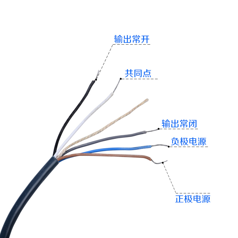 五线感应开关接线图解图片