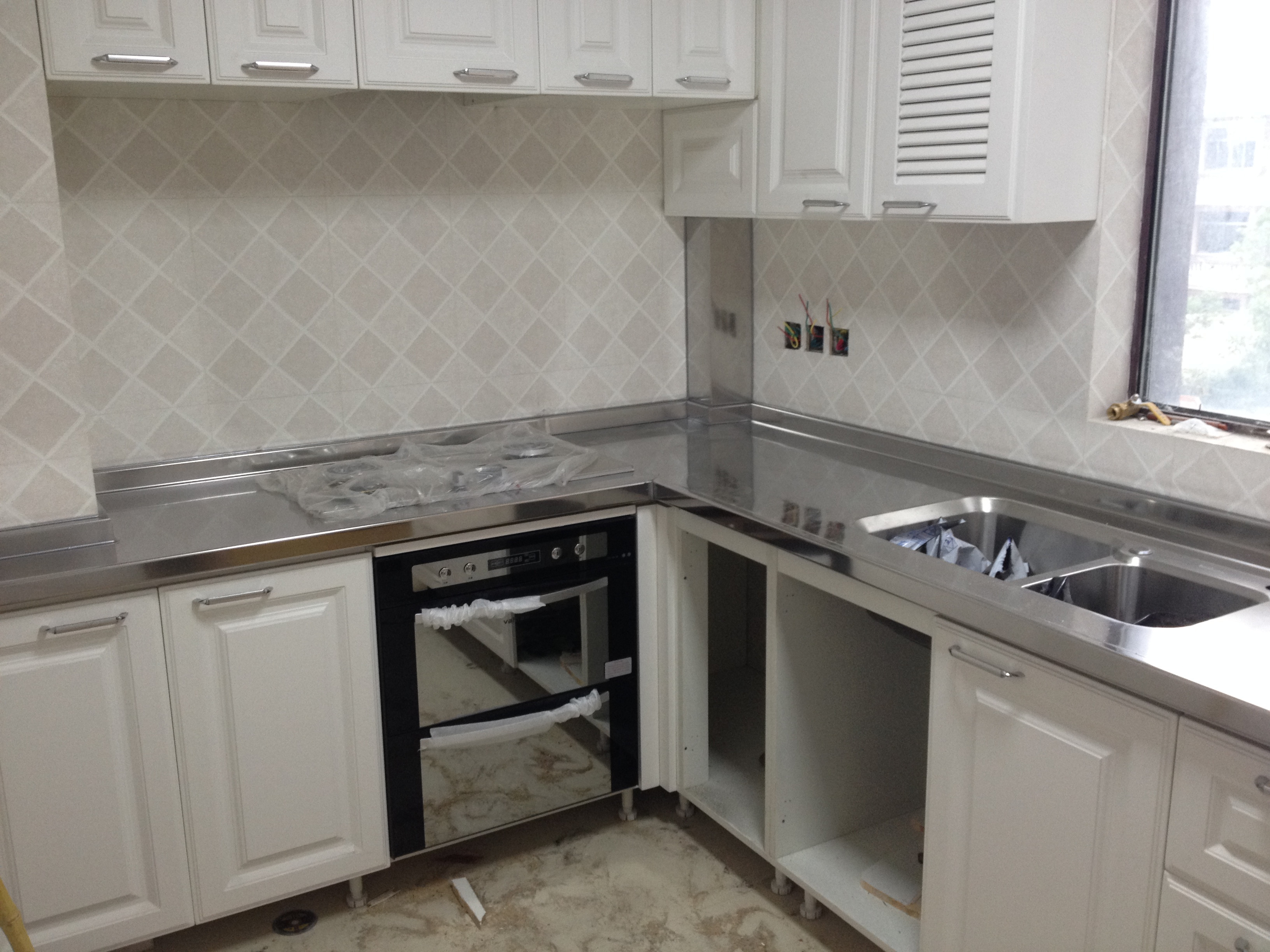 不锈钢上海加厚台面厨房定做家用整体整体厨柜