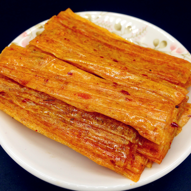 小四四川水晶凉皮辣条辣片8090童年儿时怀旧面筋制品
