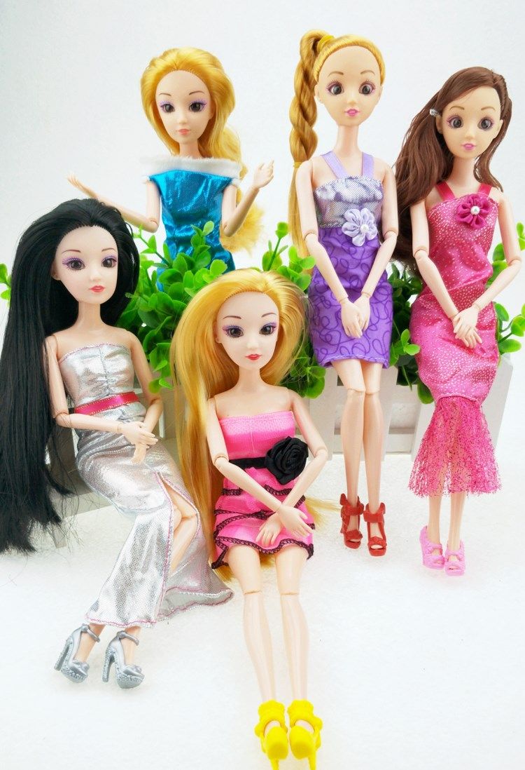 特价换装3d尚美芭比娃娃女孩过家家玩具节日礼物娃娃