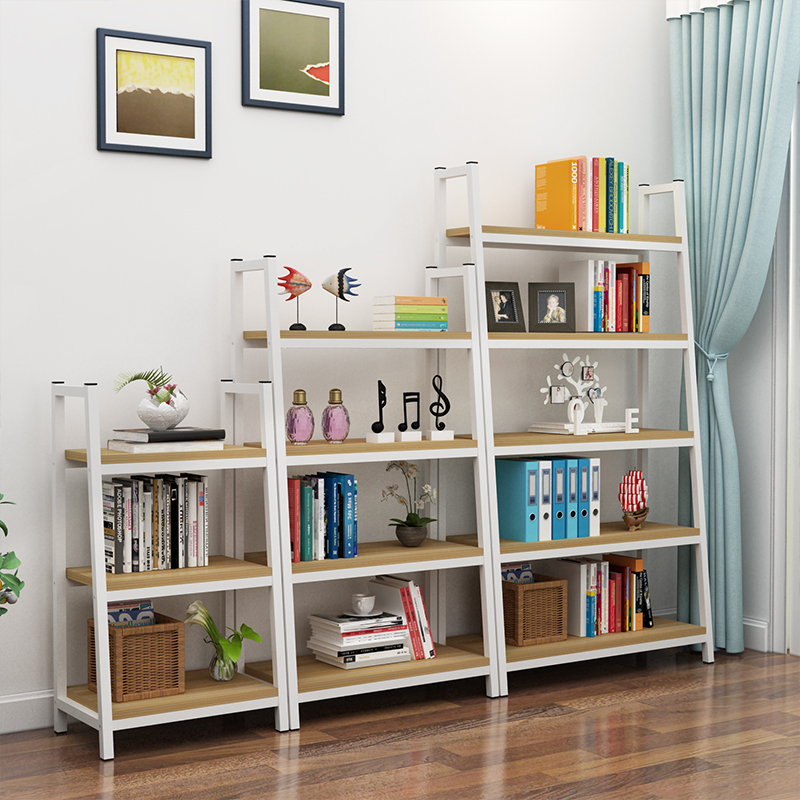 加固书架图书室商品不规则门板展览书房格子柜单商用展示柜