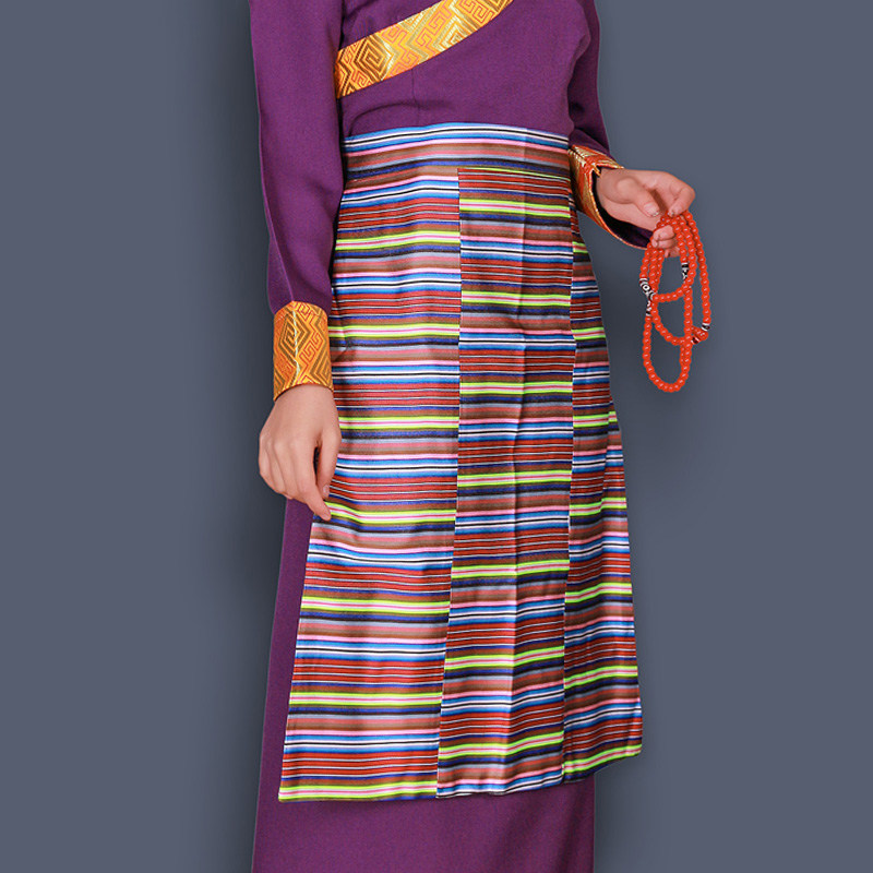 新款围裙臧裙西藏女款袍藏装藏服女半身不丹民族服装