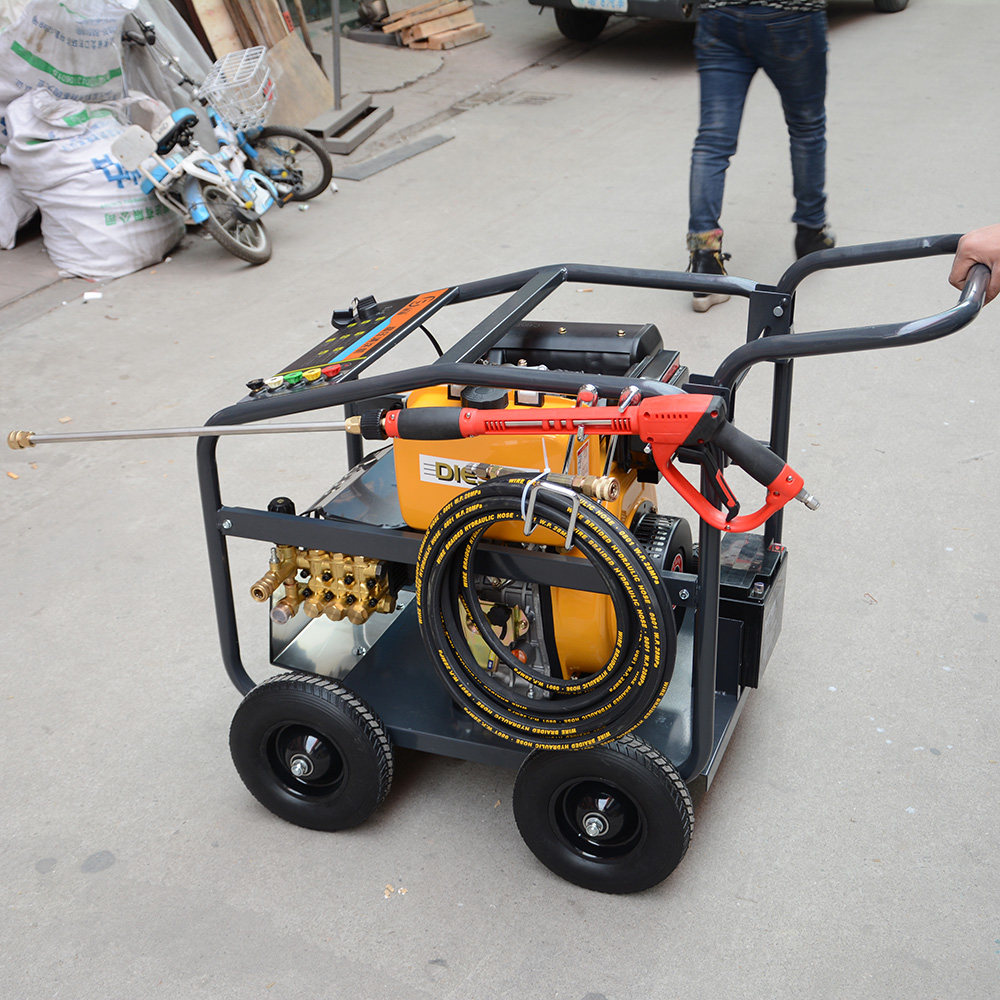 洗车机绿霸15d3610c汽油柴油动力动力高高压清洗机燃油洗车机