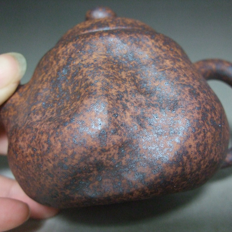 徐氏紫砂壶原矿小品窑变壶高温茶壶宜兴紫砂宜兴手捏壶茶壶