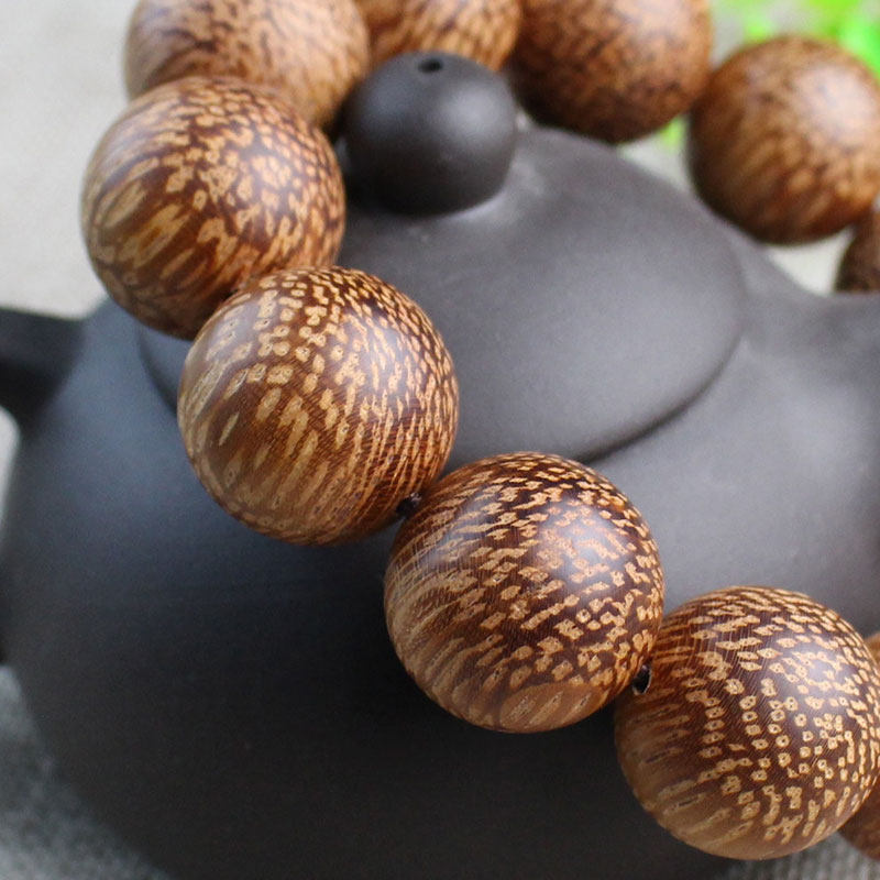 厂家直销龙鳞木手串印尼贡木佛珠手链实木文玩手链