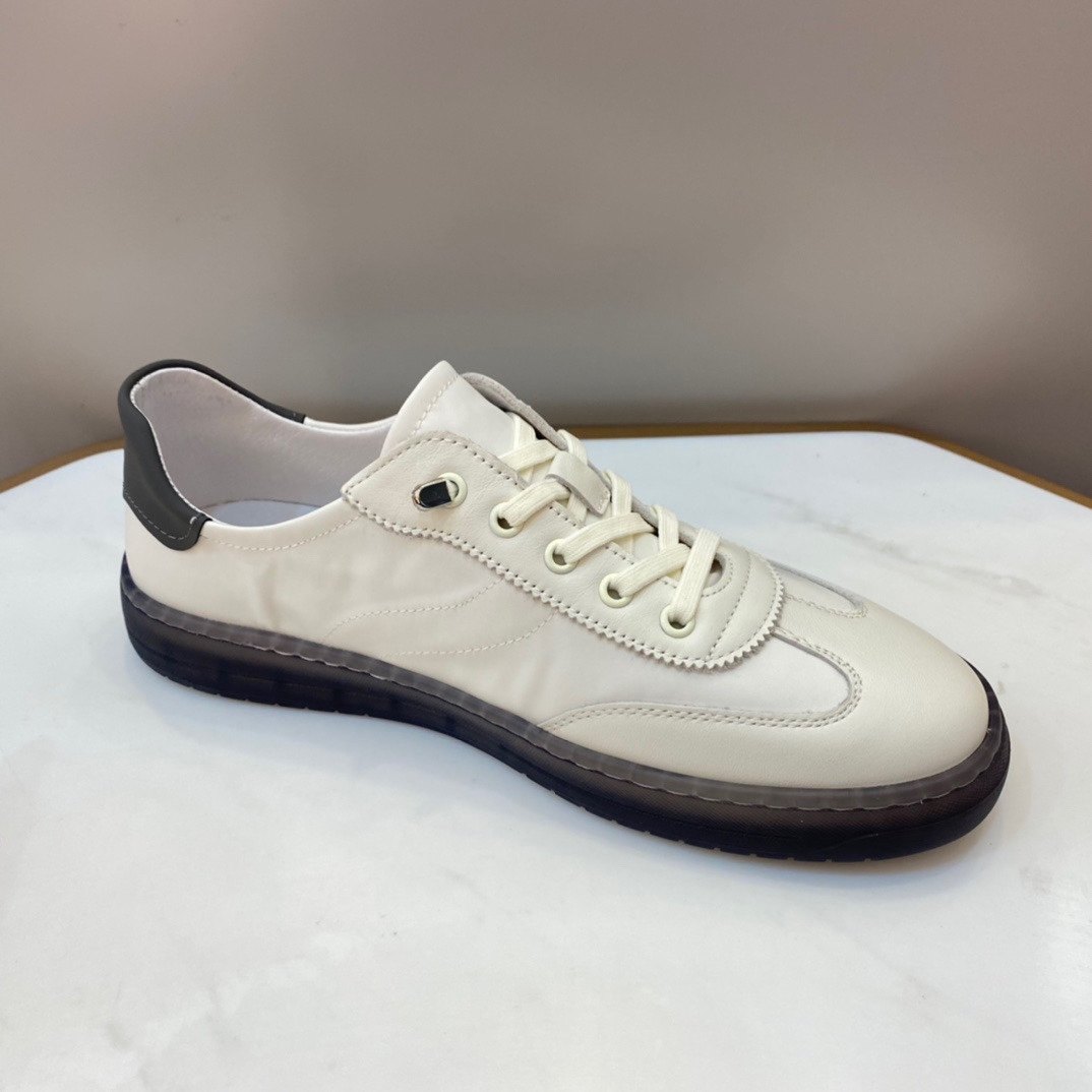 senda森达男鞋 1bv01 专柜正品 小白鞋 系带休闲板鞋 2022夏季 新款