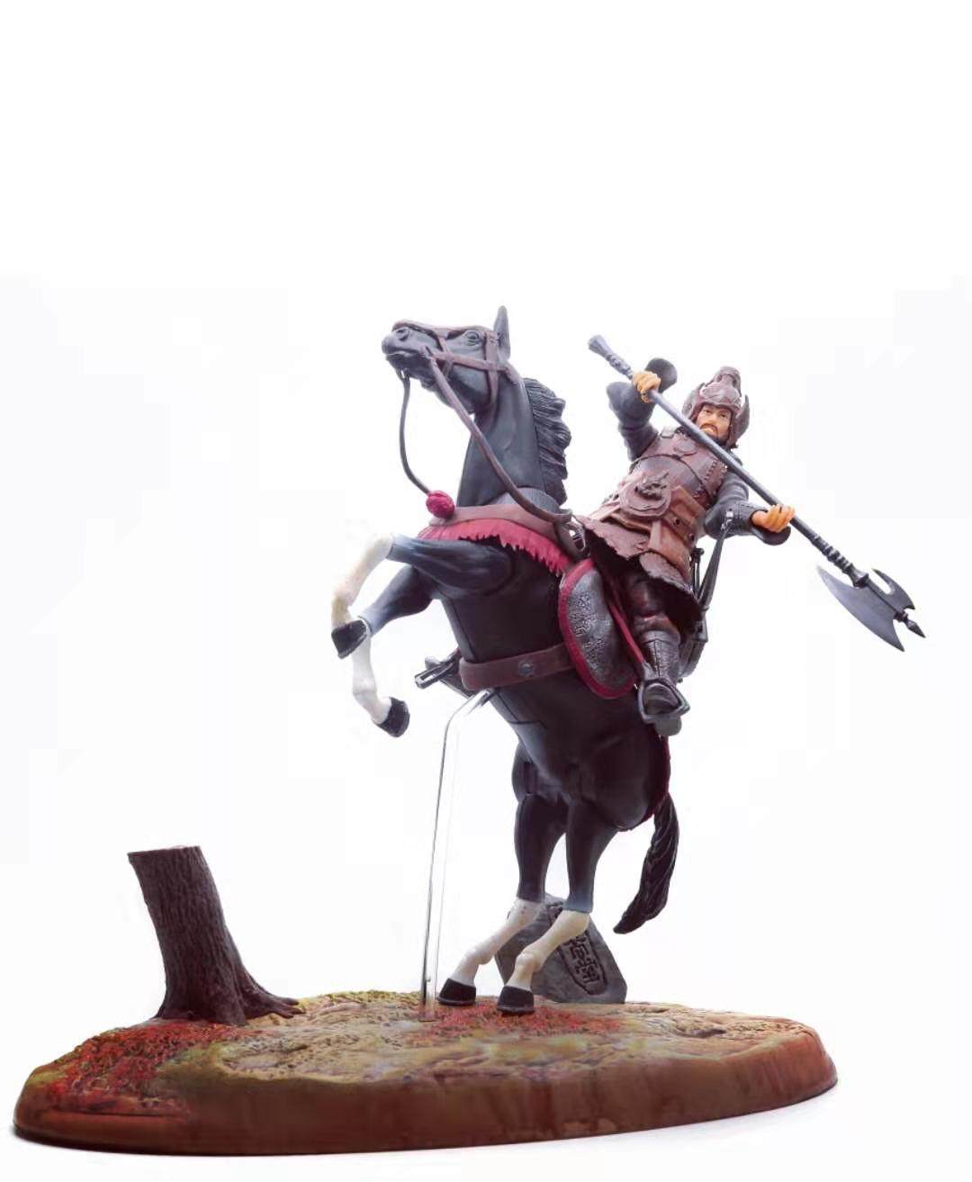 忠裔堂原创复古玩具水浒传模型兵人3.75寸关节可动索超手办送男友