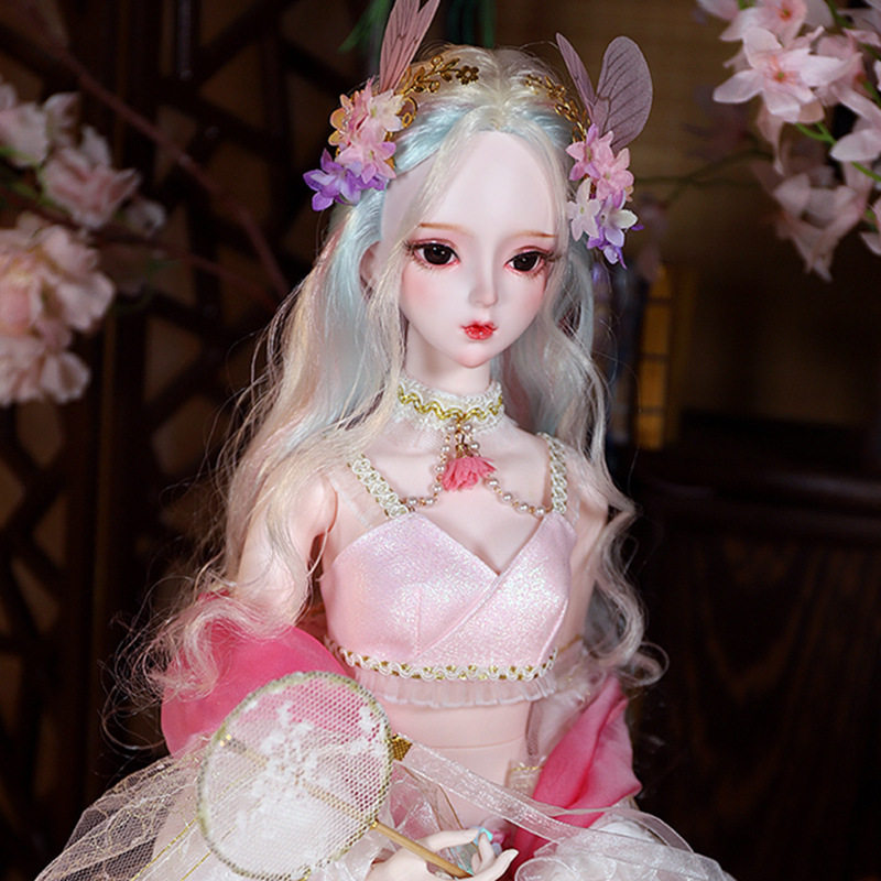 花颜德必胜娃娃冰儿系列3分女娃60cm关节公主娃娃