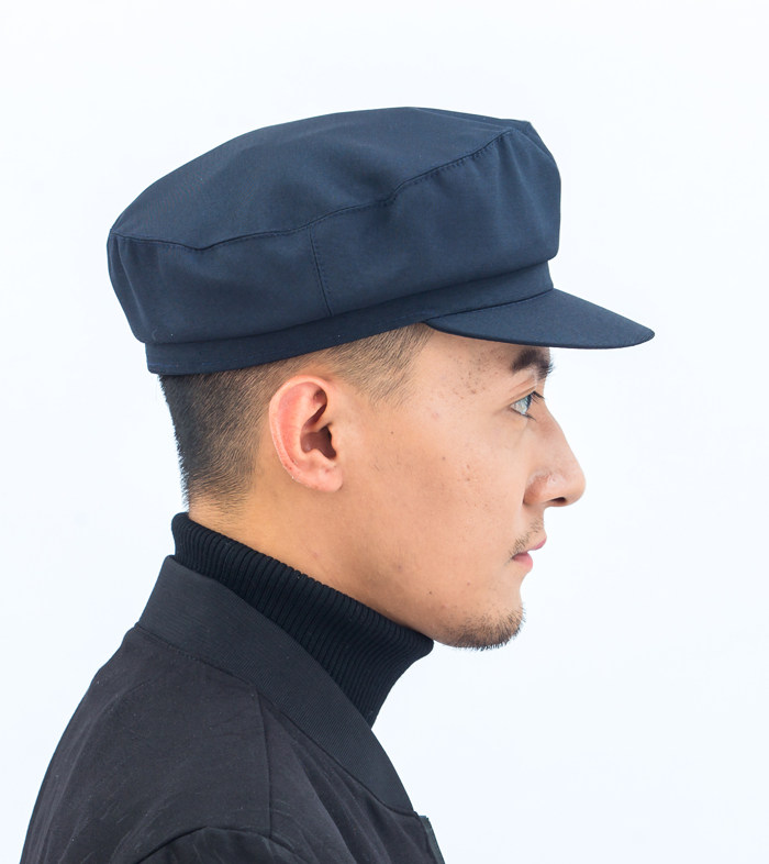 帽子中老年男士平顶顶帽春夏夏天老人军帽春秋帽子