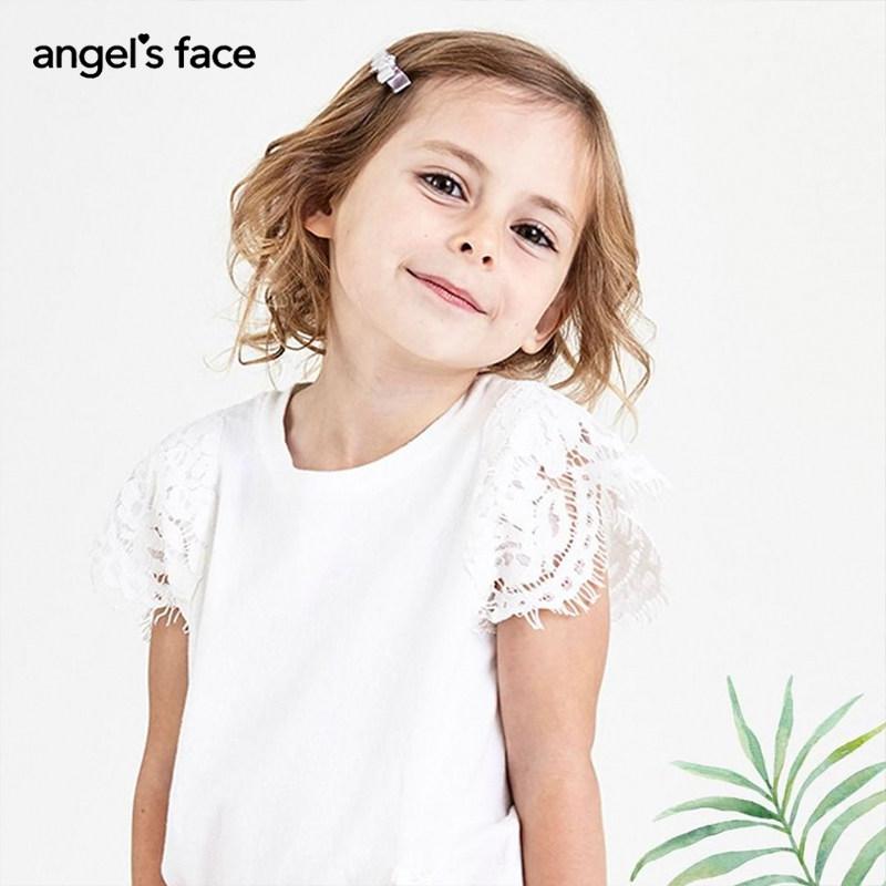 英国angels face宝宝吊带小女孩儿童无袖t恤女童蕾丝海边沙滩t夏