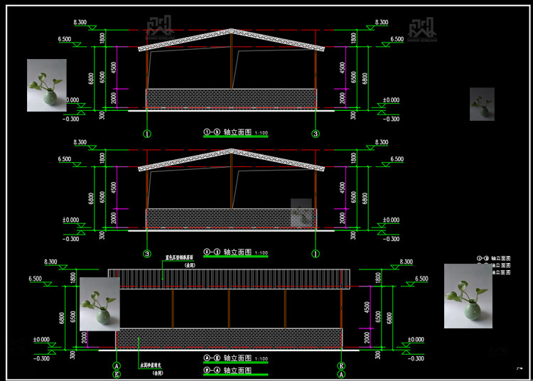 牛棚牛舍养牛牛场生态养殖种牛繁育基地设计设计素材
