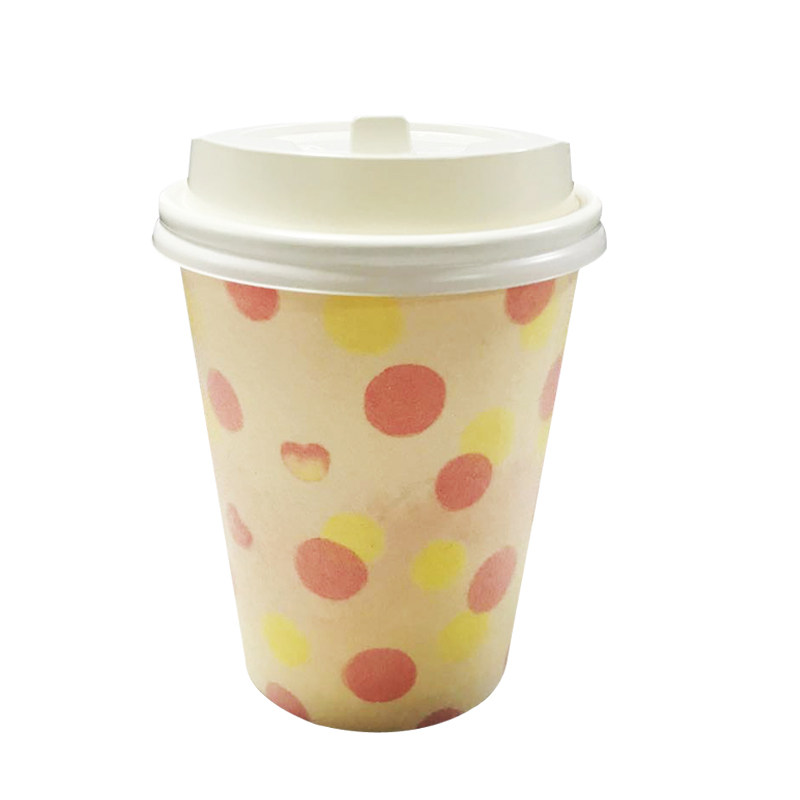双层一次性加厚发泡纸杯防烫咖啡杯奶茶茶杯热饮纸杯