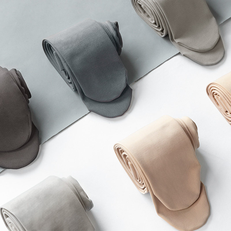靴下物300d平板糯米绒保暖打底裤女秋冬季哑光抗起球透气连裤袜