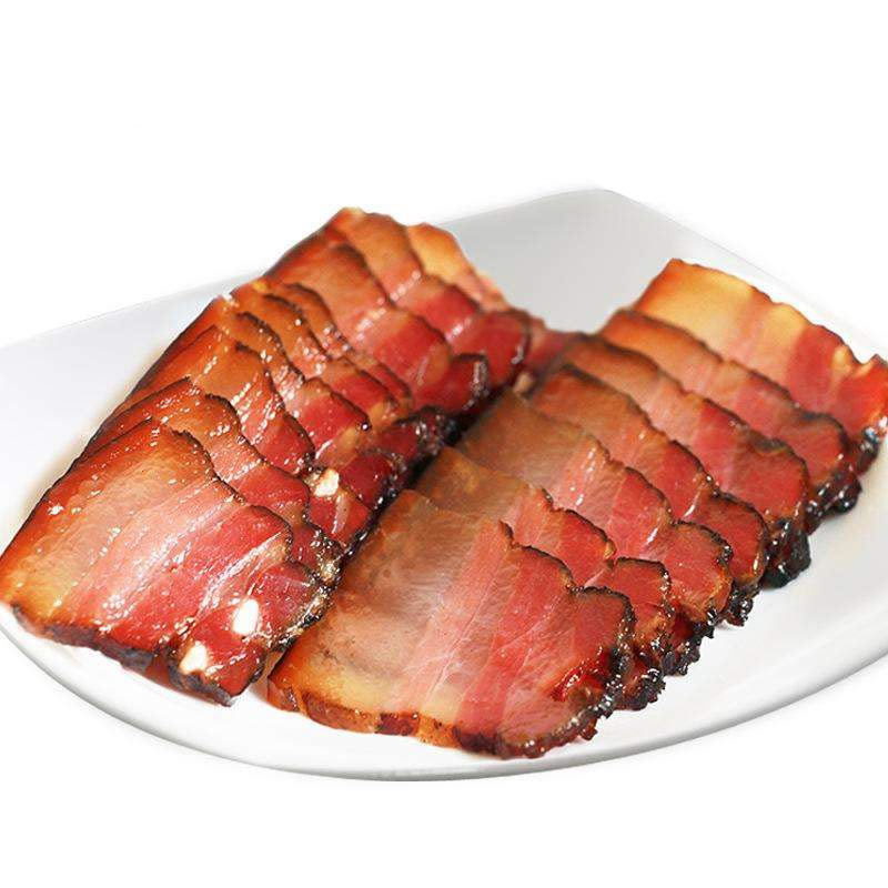 湘西特产熊壁岩土猪腊肉600g湖南张家界五花腊肉农家烟熏后腿腊肉