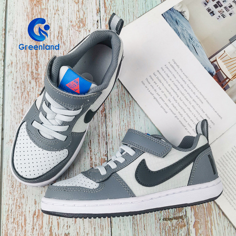 nike耐克boroughlowpsv男女儿童运动休闲魔术贴板童鞋