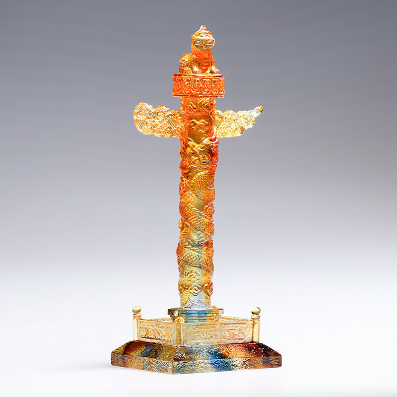 琉璃华表工艺品故宫纪念品老外中国国风特色礼物摆件