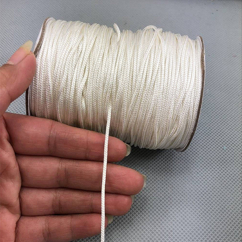 白色窗帘竹帘咖啡色黑色尼龙绳百叶窗拉绳绳子