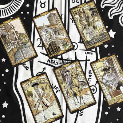 casanovatarot卡萨诺瓦塔罗英文定制纸卡桌游卡牌
