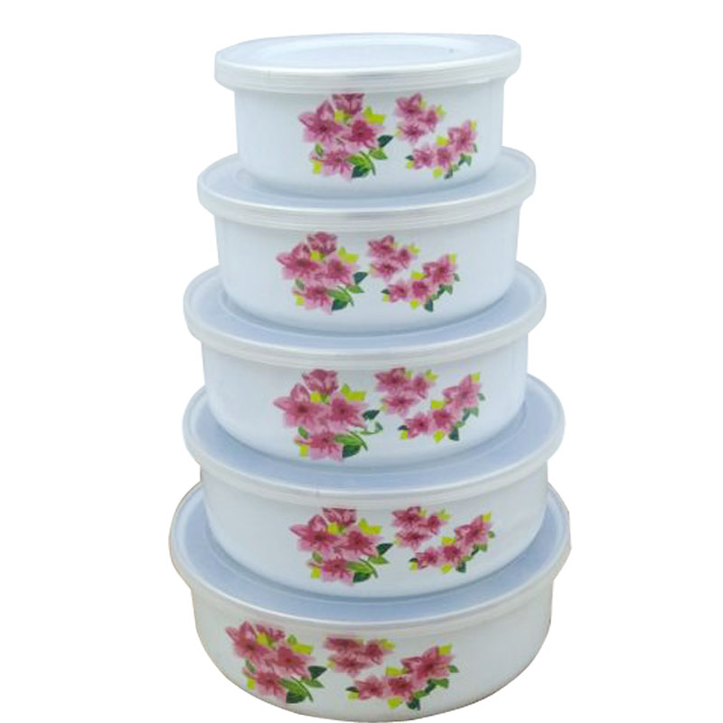 厂家直销康师傅搪瓷瓷碗带盖保鲜便当盒饭饭盒保鲜盒