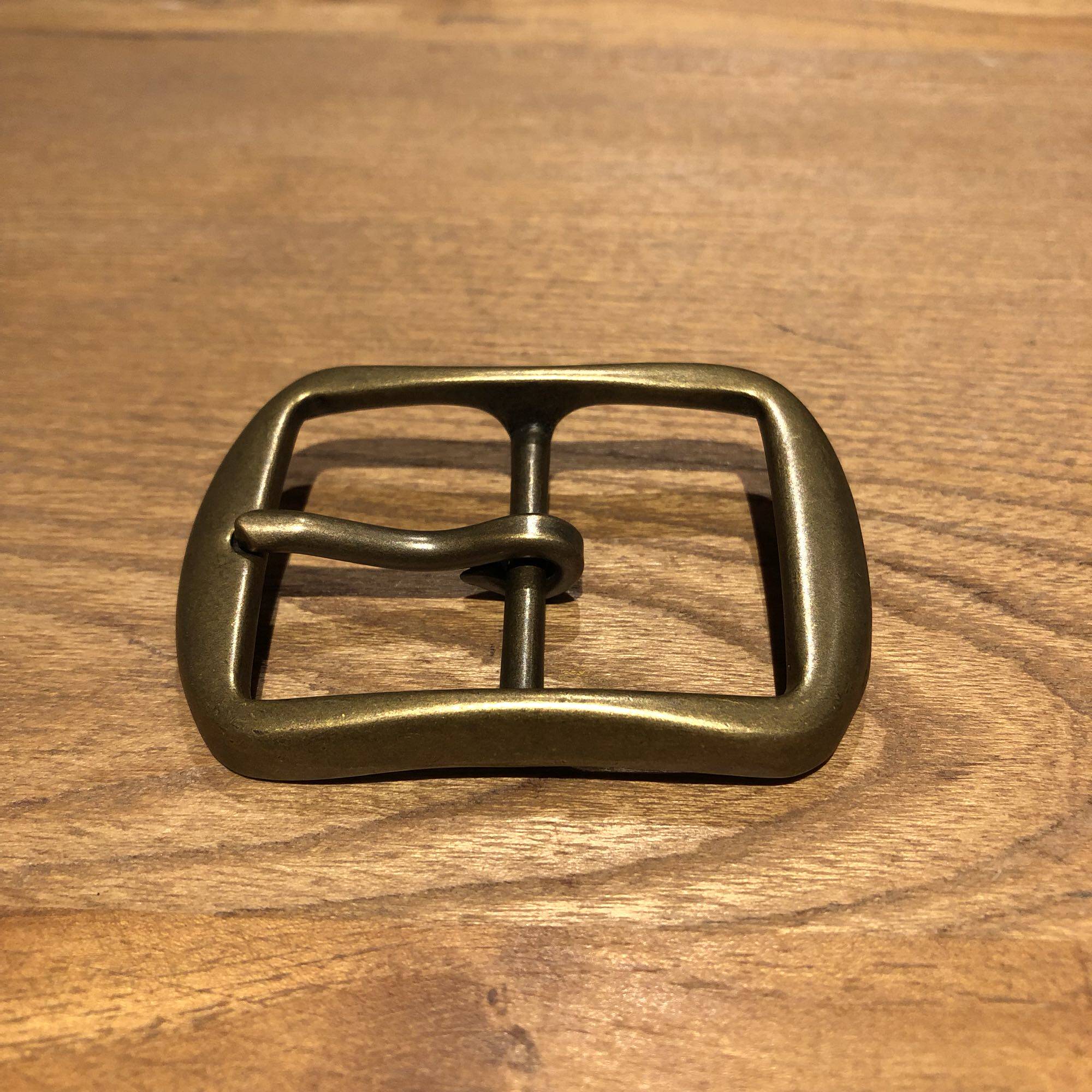 古铜色纯铜实心皮带扣日字腰带带扣内径39mm美式其他diy饰品配件