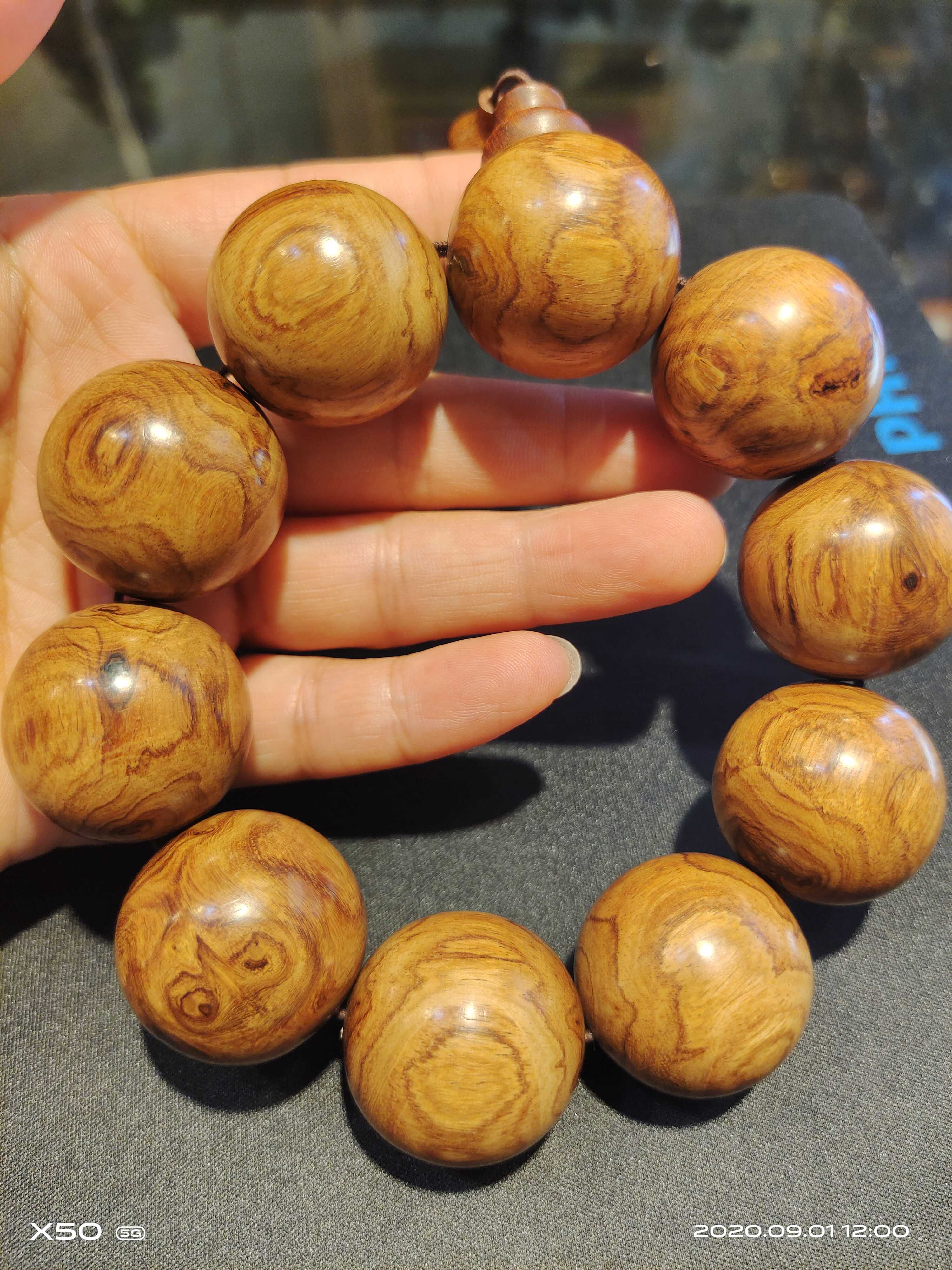 收藏重器海南黄花梨佛珠念珠手串特价包邮佛珠