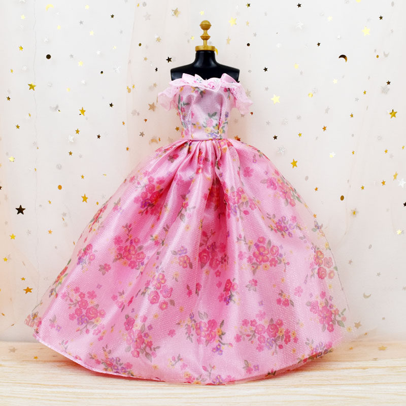 30厘米娃娃裙子衣服婚纱时装换装礼服吊裙连衣裙依甜芭比衣服