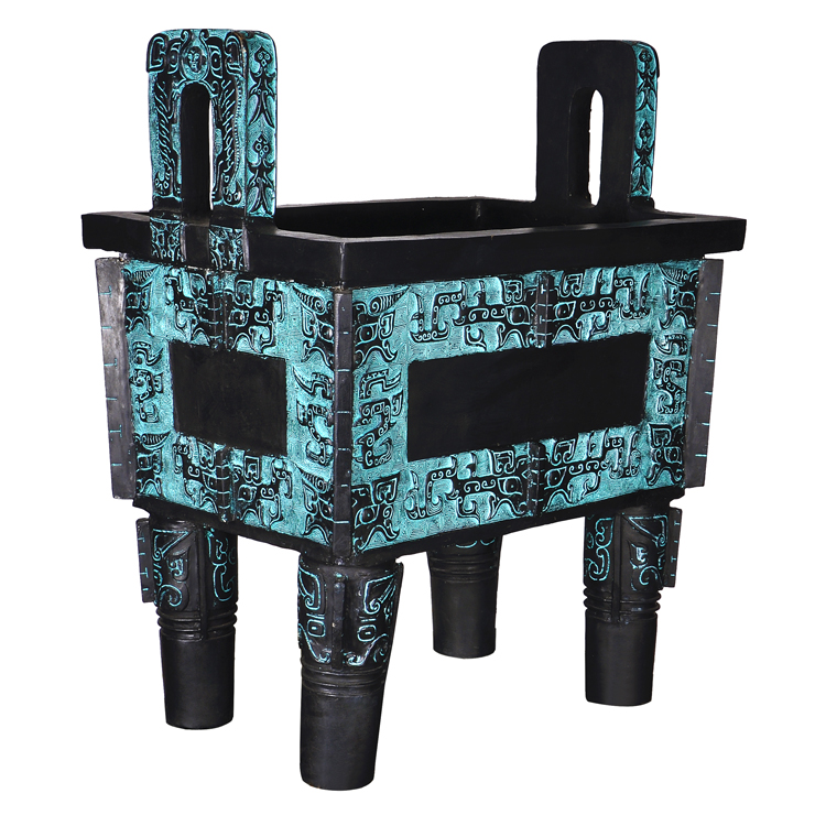 青铜器司母戊鼎铜鼎工艺品摆件学校银行证券周年庆典开业乔迁礼物