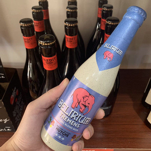 啤酒粉象深粉樱桃330ml比利时进口小粉象任意2瓶啤酒