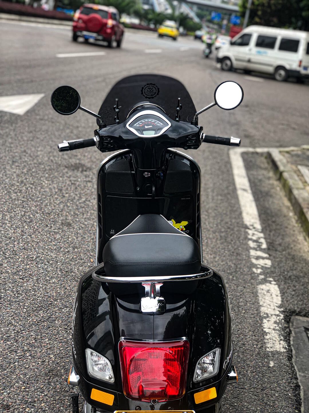 进口比亚乔维斯春天本田小龟脉冲电喷水冷踏板摩托车整车