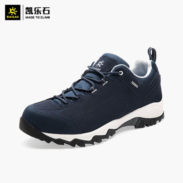 Kaile stone outdoor waterproof hiking shoes for men and women outdoor non-slip hiking shoes low-cut leather wear-resistant and breathable sports shoes Kaile stone outdoor waterproof hiking shoes for men and women outdoor non-slip hiking shoes low-cut leather wear-resistant and breathable sports shoes