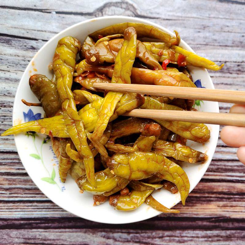 楚园红油焖酱尖椒下饭饭菜整箱10斤散装虎皮酱菜