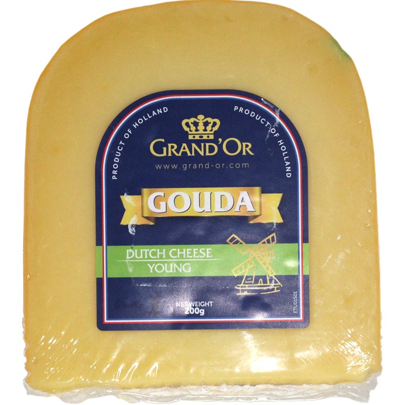 荷兰进口goudacheese格兰特高达干酪原味芝士黄波芝士新