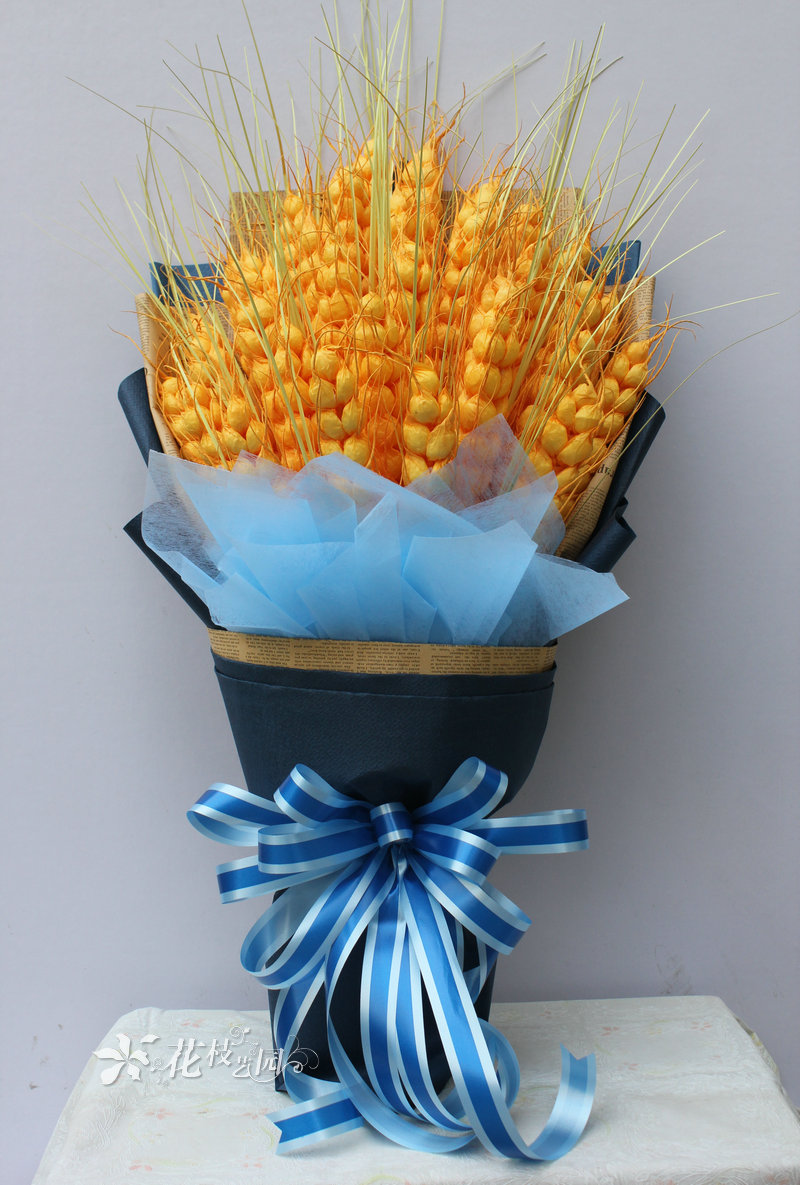 花束大麦仿真干花装饰花大麦穗开业演唱会包邮仿真花