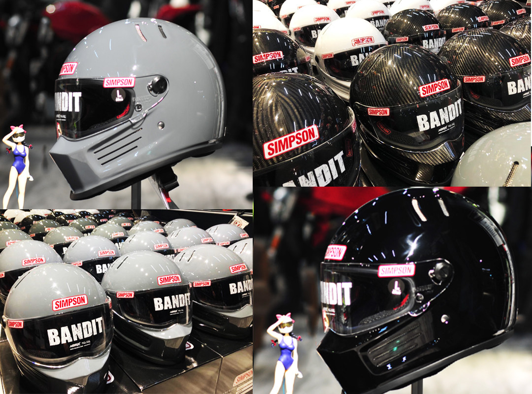 simpson辛普森bandit复古摩托车头盔哈雷杜卡迪个性机车四季全盔