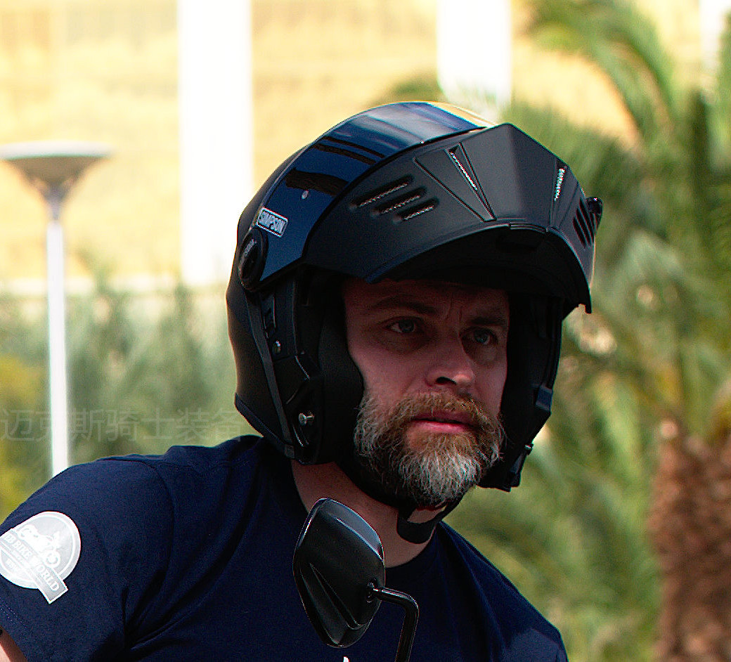 simpson辛普森mod bandit摩托车揭面盔哈雷机车双镜片防雾头盔男