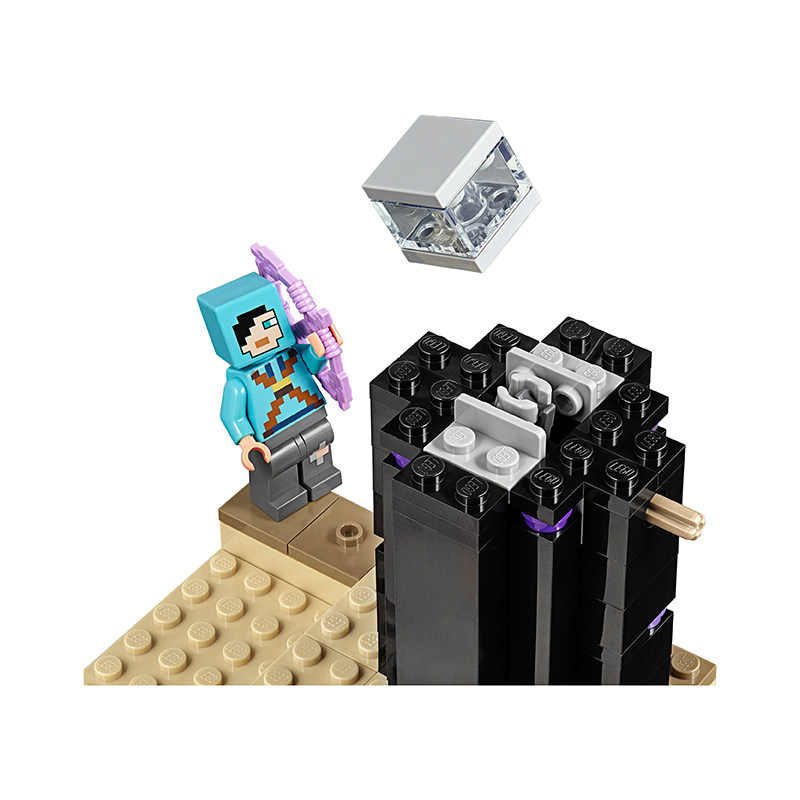 2019新品 乐高lego 我的世界 21151 决战末影龙