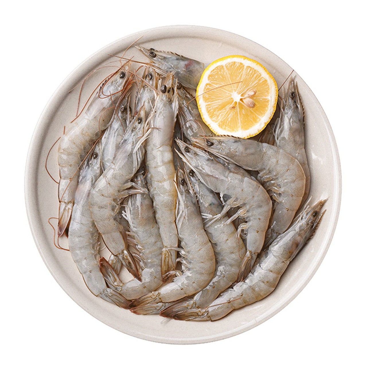 国联厄瓜多尔白虾300g净重中号大白虾冻原装进口海鲜冻虾