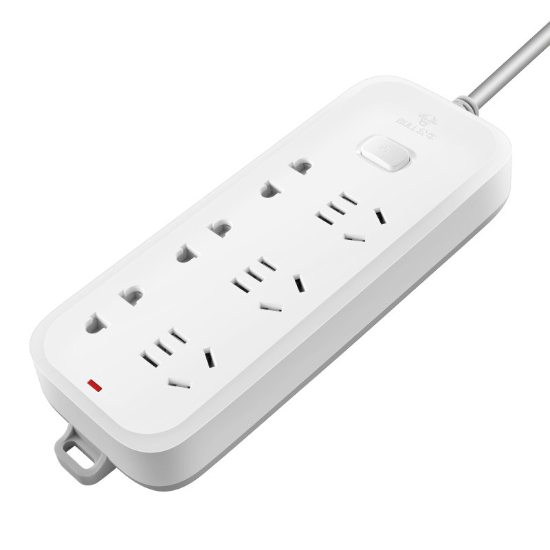 公牛拖线6位18米总控接线排插插排新国标插座接线板