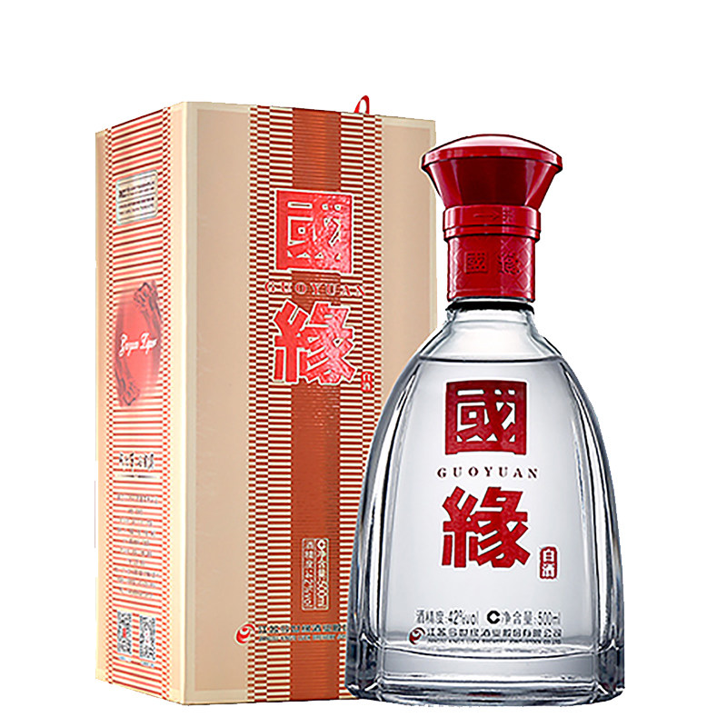 今世缘国产白酒国缘单开500ml单瓶42度浓香型白酒送礼礼品酒水