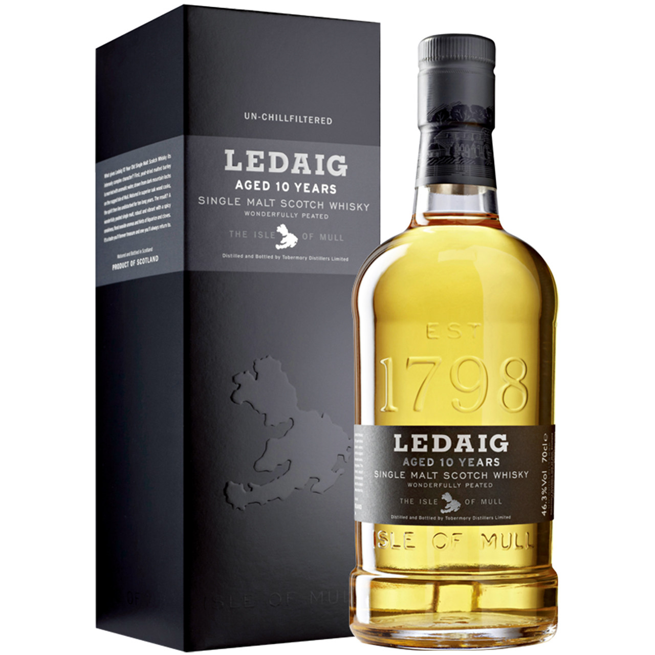 利得得歌10年单一麦芽苏格兰威士忌700ml威士忌