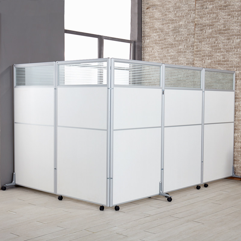 【最新折扣价45元】现货办公室活动屏风移动屏风隔断可折叠高隔断会议