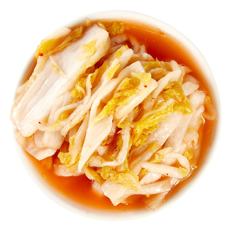 壹虎大叔酸辣娃娃菜芯宁波风味美味泡菜爽口腌制