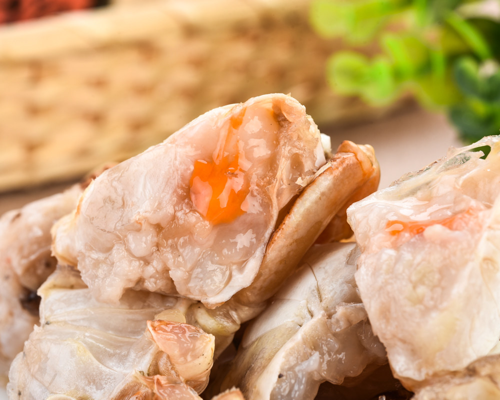 宁波产醉蟹块1380g即食呛蟹腌制红膏蟹块生腌海鲜咸蟹醉蟹股罐