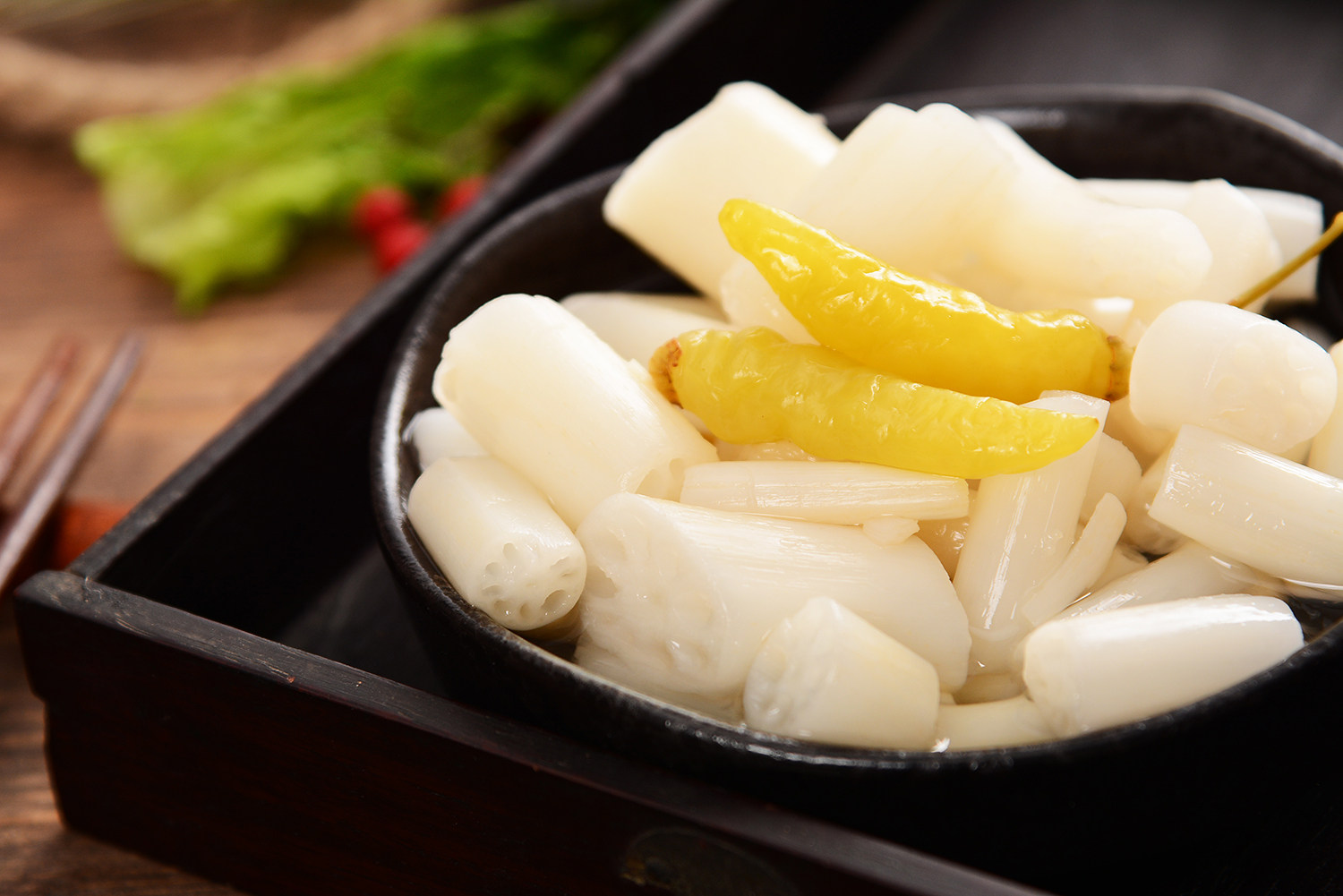 农家泡藕泡椒藕带酸辣藕尖开袋即食下饭饭菜腌制