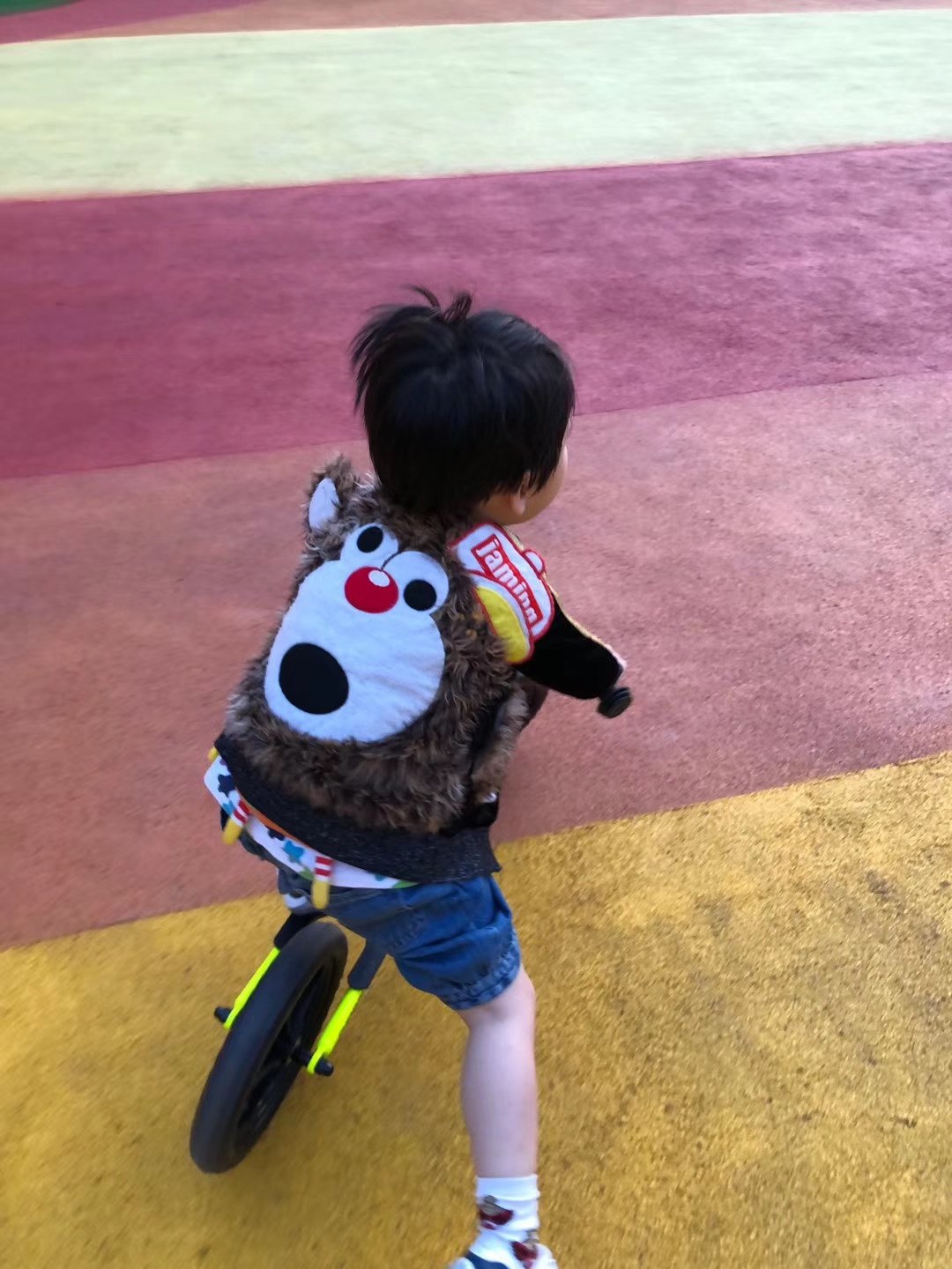 mijello2022春款亲子装jam立体刺绣豹纹果酱熊加绒保暖亲子装