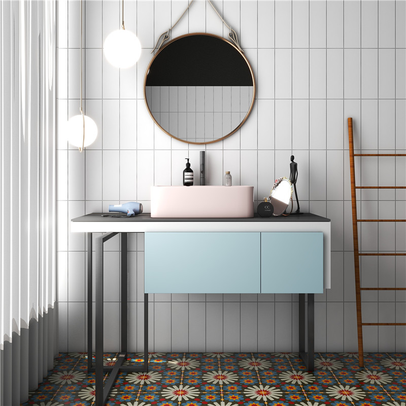 北欧全瓷拉小白日式卫生间瓷砖厨房300x600格子墙砖仿古砖包括文化石