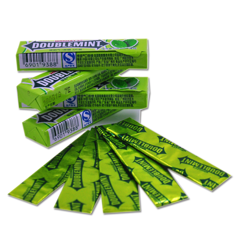 绿箭口香糖条装5片20条盒装零食糖果薄荷清醒口香糖