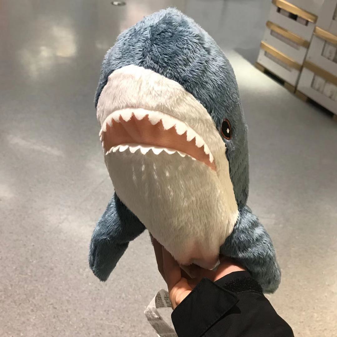 限量儿童公仔玩具玩偶毛绒罗艾布罗艾鲨鱼厘米毛绒布艺类玩具