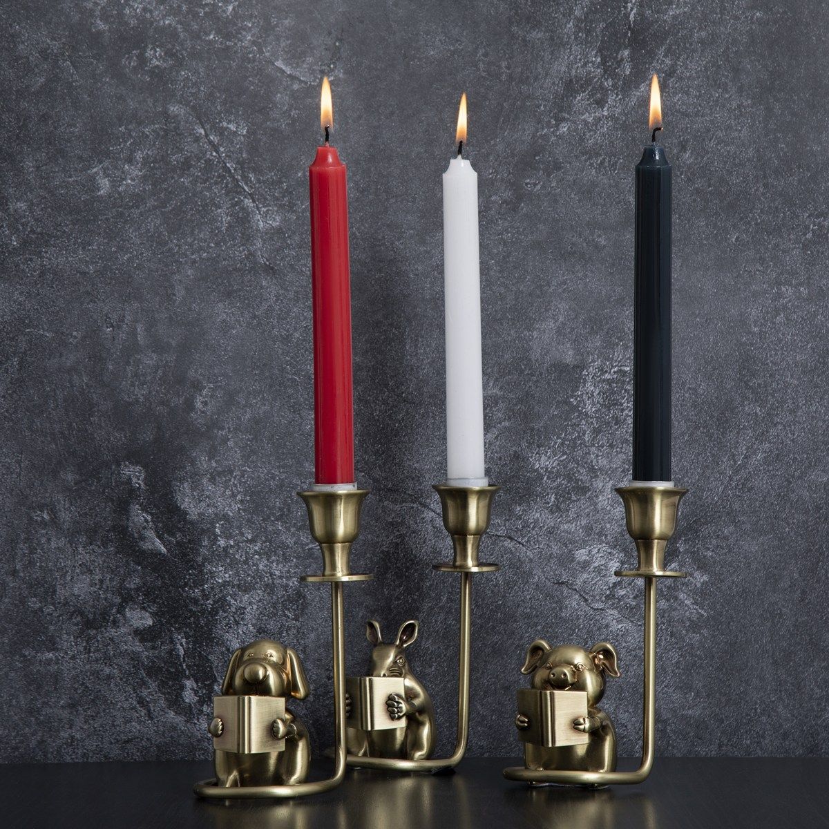 地中海蜡烛台灯家用西餐北欧欧式创意摆件简约烛台